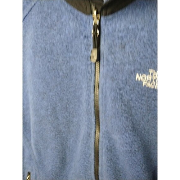 The North Face Blue Polar tech Zip Collared Fleece Jacket. Size  M - Picture 5 of 12